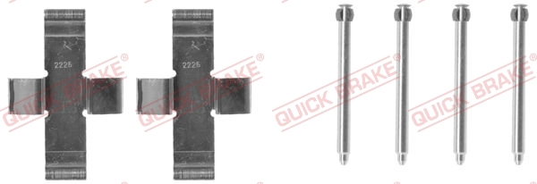 Accessory Kit, disc brake pad